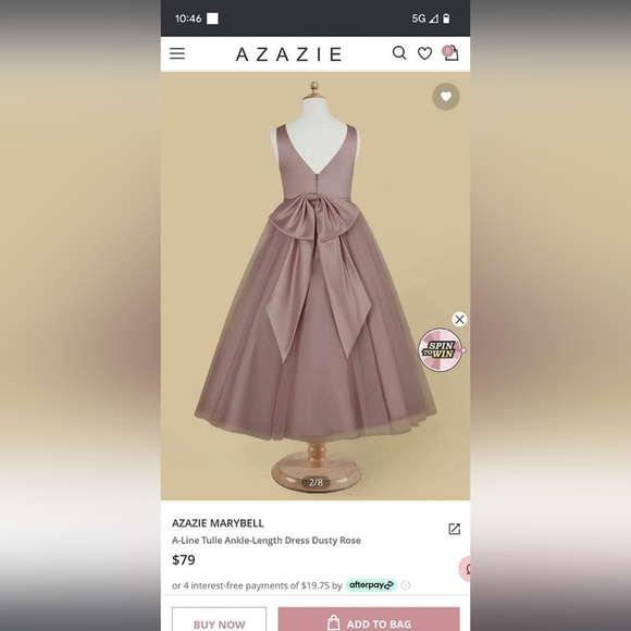 Flower Girl Dress - Picture 3 of 4